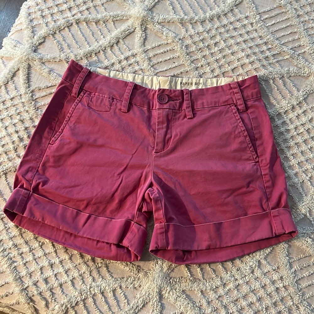 Paper Boy Anthropologie Pink Bermuda Shorts Size 2